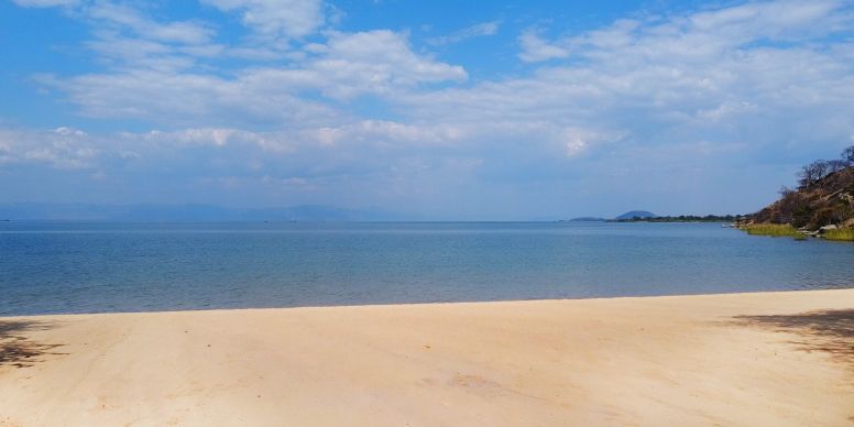 The beach