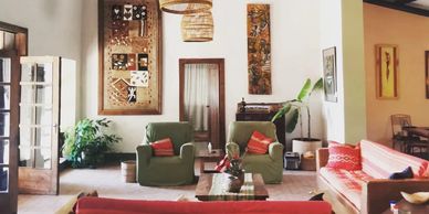 The Salon and the Dining room